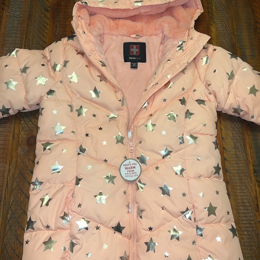 Brand new pink winter jacket